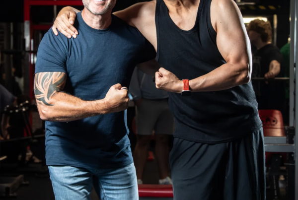 Jeremy has completed the 75-day Six Pack Revolution programme with the founder, personal trainer Scott HarrisonCredit: Max Ellis